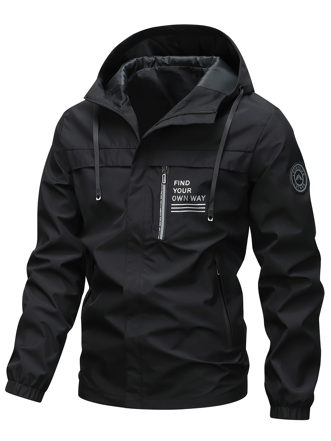 Waterproof Windproof Men's Cycling Jacket Zipper Pocket - Temu