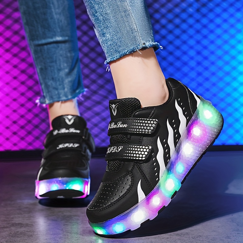 Baskets à Roulettes LED Pour Enfants, Garçons Et Filles, Patins Flashy, Taille Unisexe