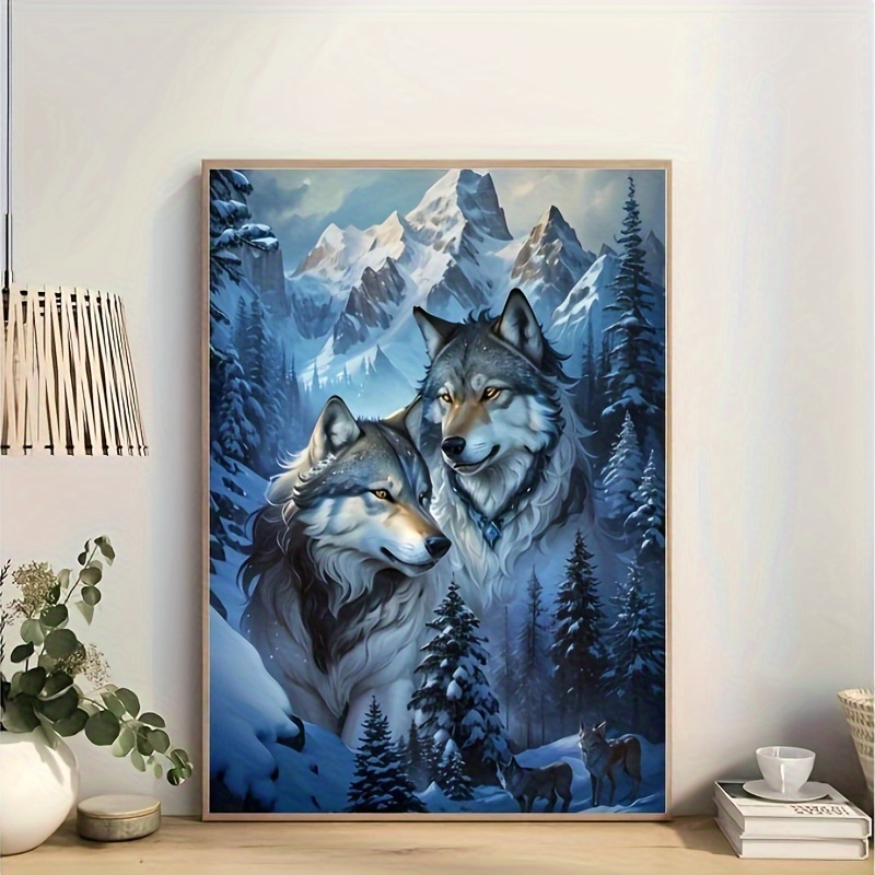 

Diamond Painting Art "wolf" Series 2024 Full Diamond Painting Mosaic 5d Diy Embroidery Kit Diamond Painting Art Home Decoration