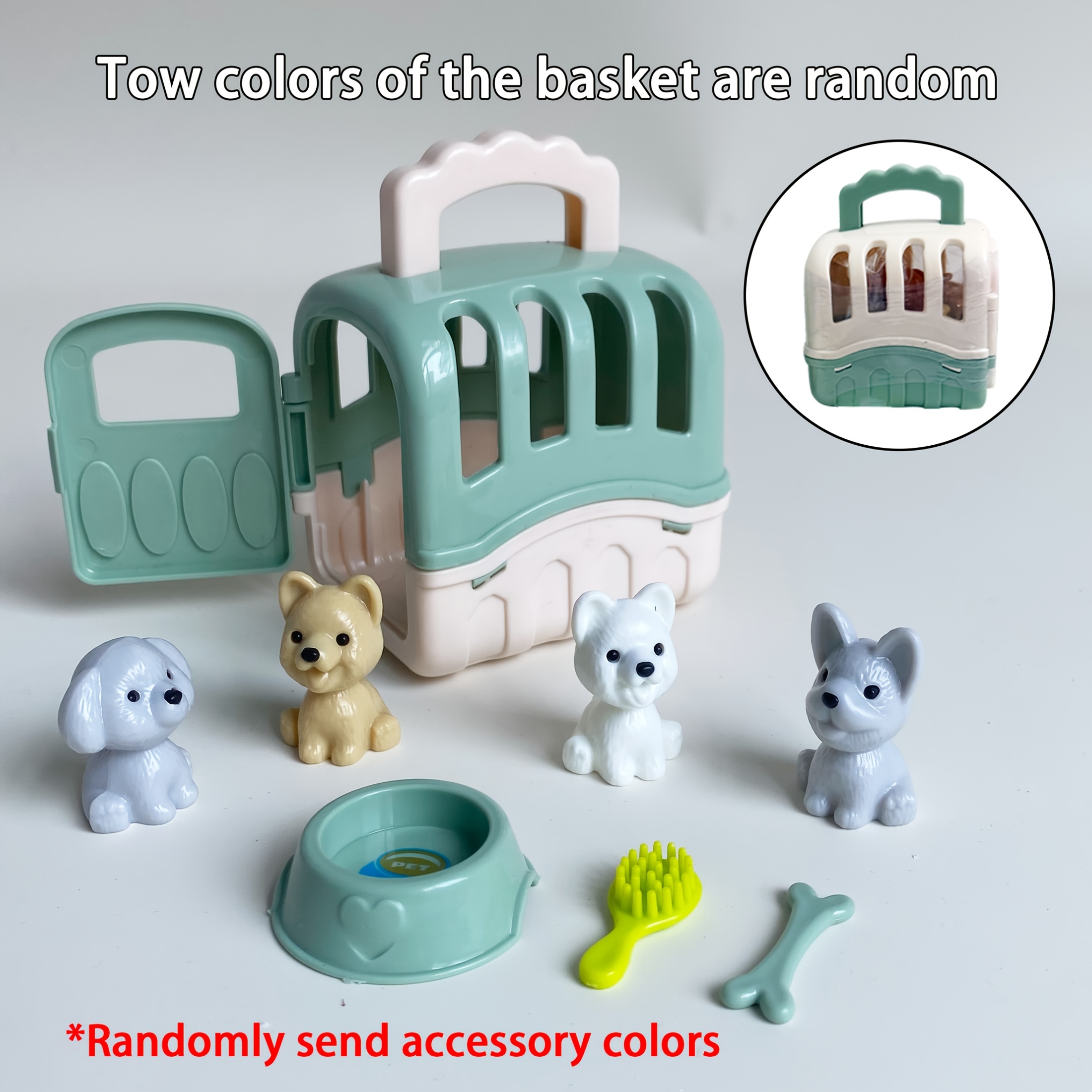 Kids Pretend Play Pet Bunny Toy Set