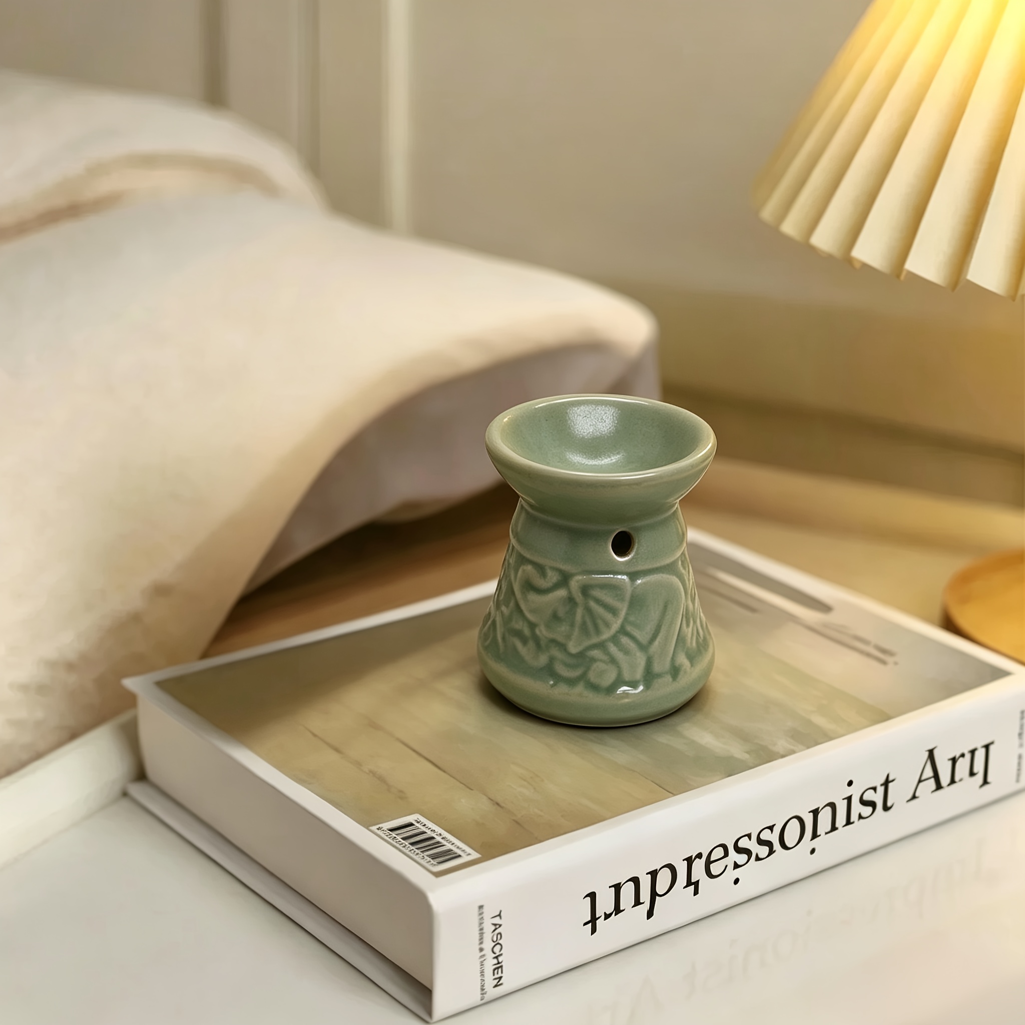 TEMU An Elegant And Minimalist -style Ceramic Elephant Incense Holder With A Warm Porcelain Charm, Indoor Incense Use