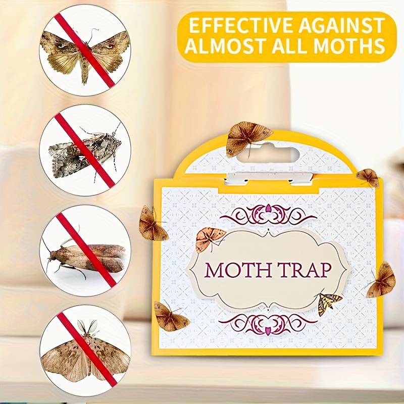 elegant yellow moth trap with   non toxic clothing fabric moth repellent for closets wardrobes and carpets durable   alternative to chemical pesticides moth repellent clothing