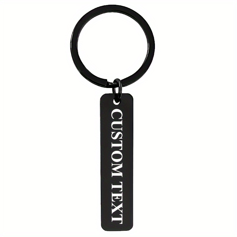 

Engraved Stainless Steel Keychain - Personalized & Tag For | For Graduation, Wedding, And -to-school | Bag & Accessory