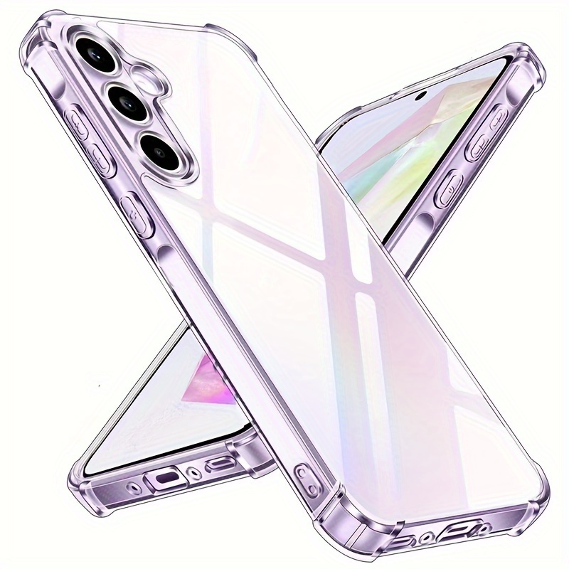 TEMU Clear Phone Case S24 Shockproof Clear Phone Cases Cover S24fe