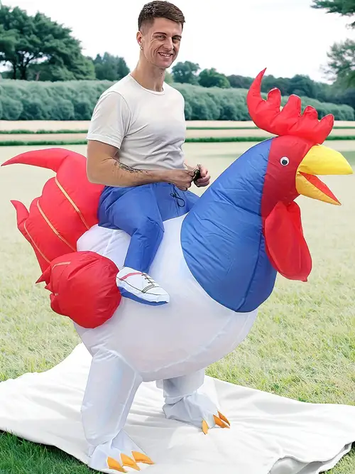 Costume Gonfiabile Per Flamingo Gonfiabile Per Adulti Divertente Per Il Costume - Foto 9