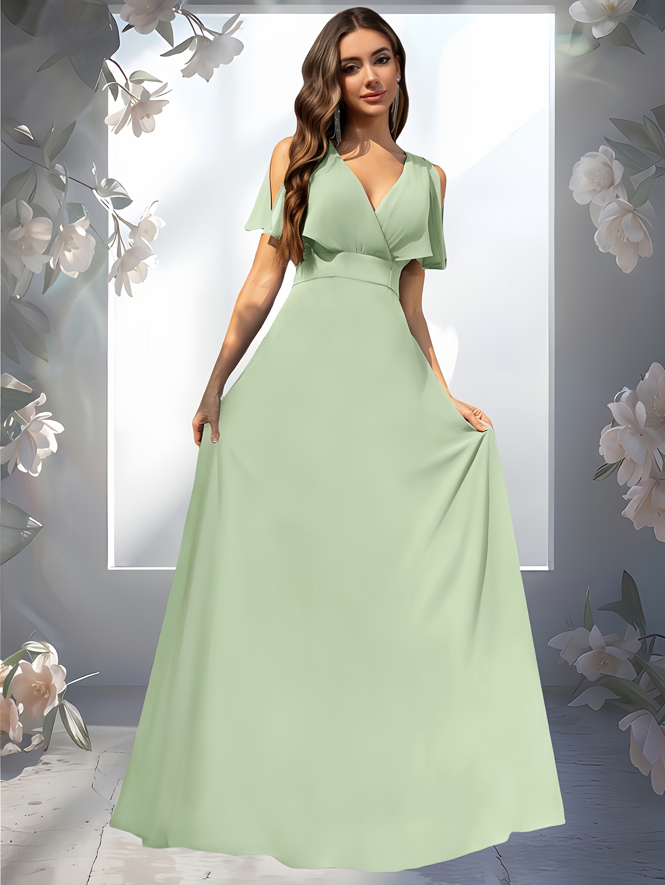 mint green formal dress - Germany