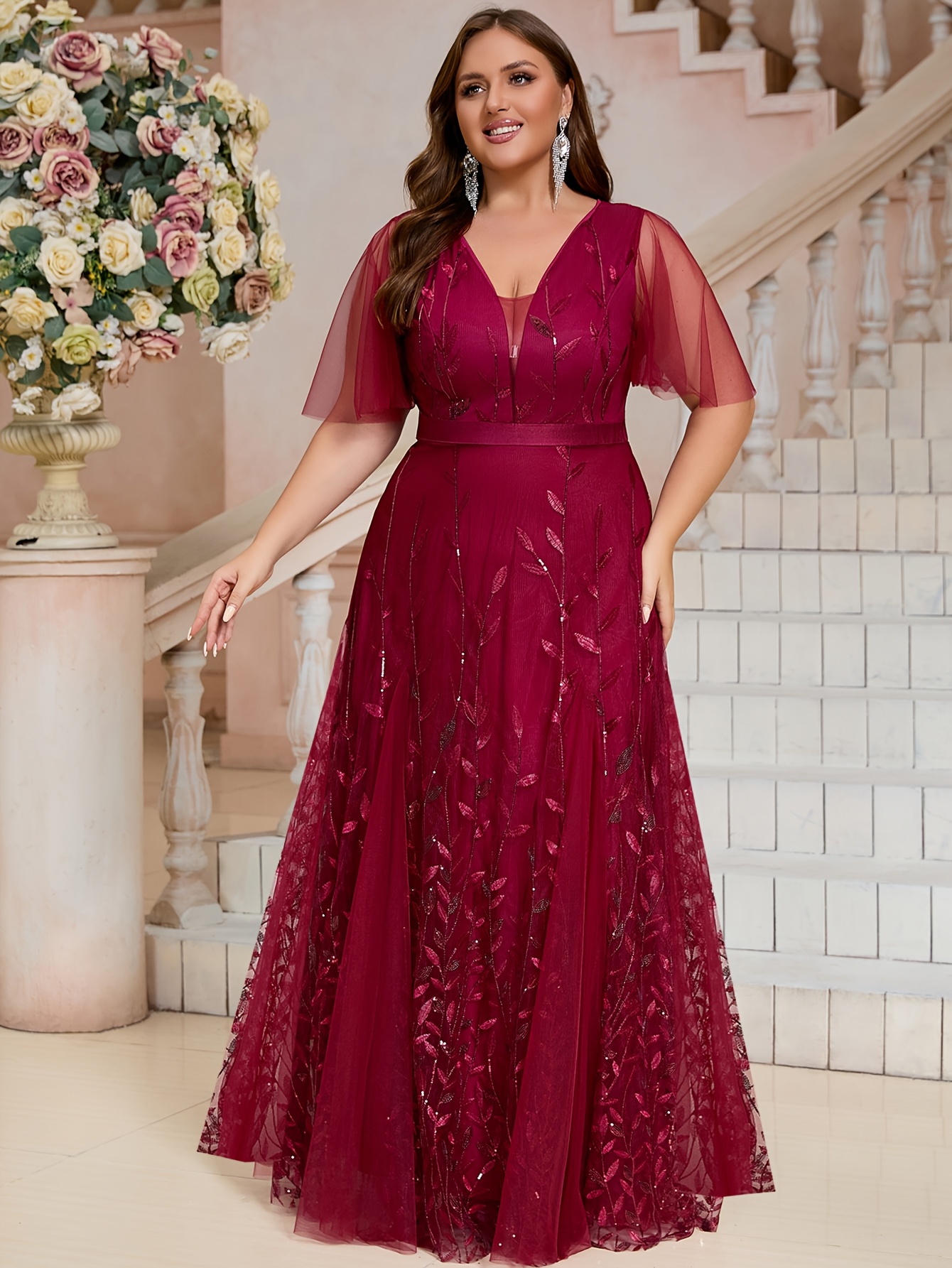 mother of the bride dresses sold on Temu United States