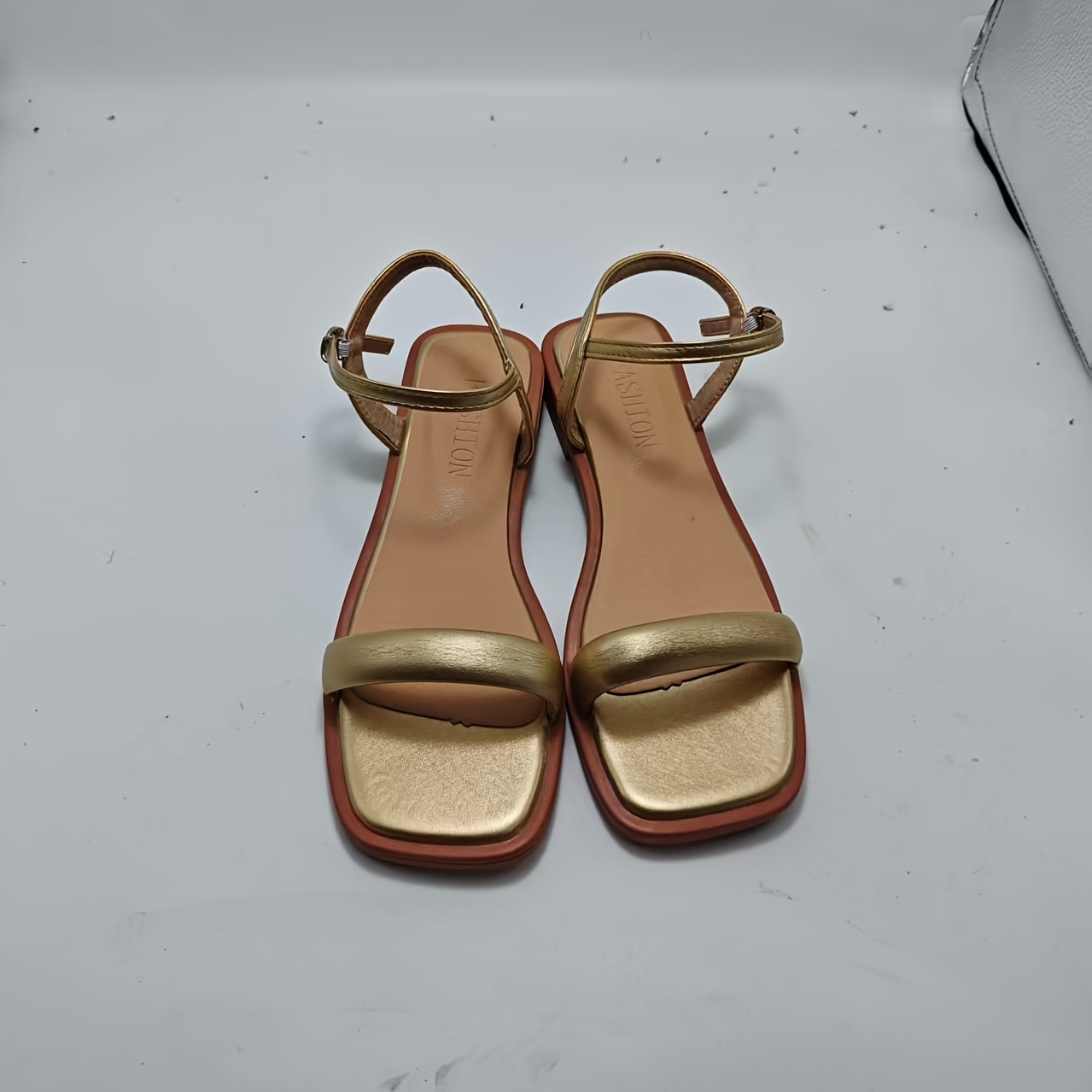 TEMU Women's New Summer Fashion , Comfortable And Stylish Minimalist Ankle Strap Sandals, Women Shoes