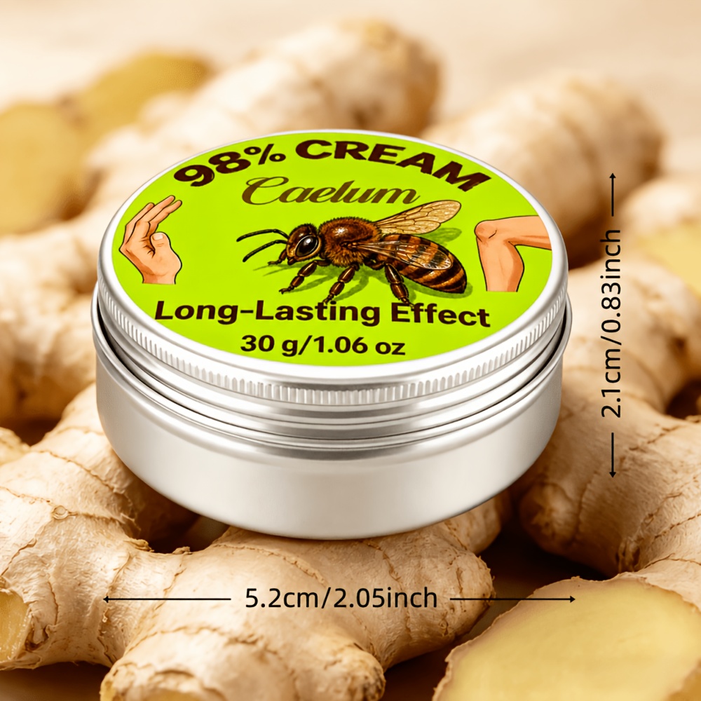 Image of 98% Bee Venom Cream: For Hand Joint Skin, Skin And Muscles. Fast-acting Formula With Bee Venom And Multi-vitamins, As Foot Cream. Professionally Designed For The Elderly And Athletes