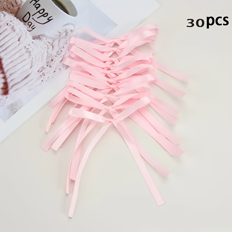 E-shop 30 Stk. handgebundene Schleifenbänder, in mehreren Farben erhältlich, für Geschenkverpackungen, DIY-Bastelarbeiten, Hochzeitsdekorationen
