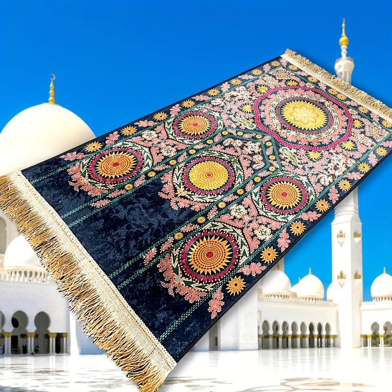 Tapis de prière musulman pliable, tapis musulman, tapis islamique