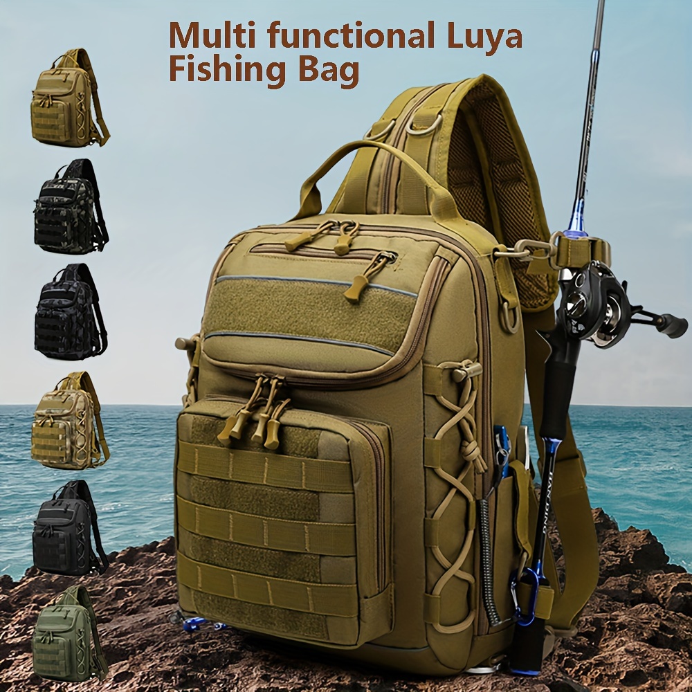 Multi-function Fishing Gear Bag One-shoulder Large-capacity