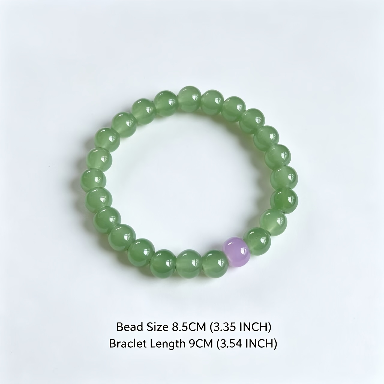 Ice Transparent Fresh and White Versatile Bracelet, Ladies