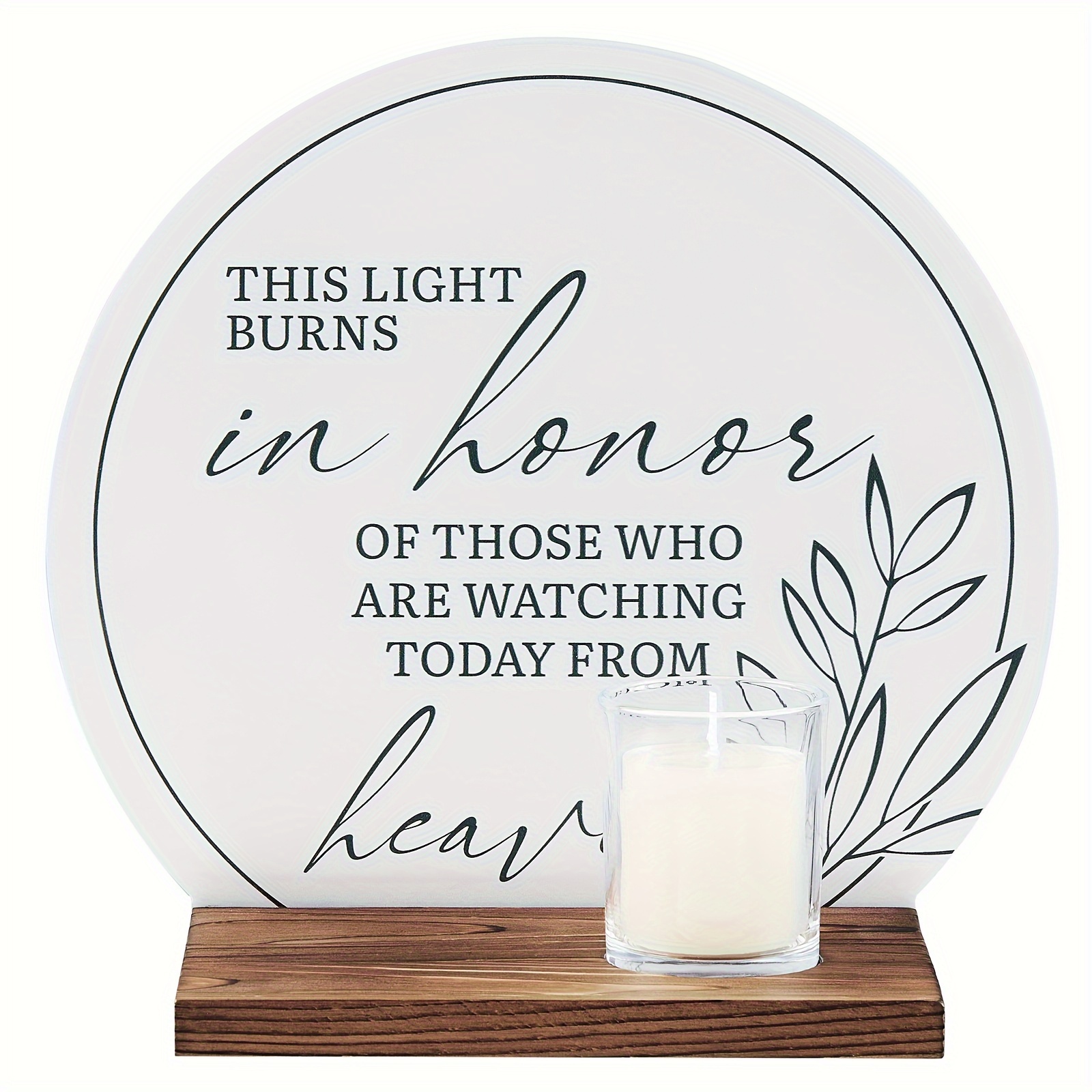 AW BRIDAL Sympathy Gifts Memorial Candle, In Memory Of Loved One Wedding Signs, Memorial Bereavement Gifts For Loss Of Loved One Mother Father Husband