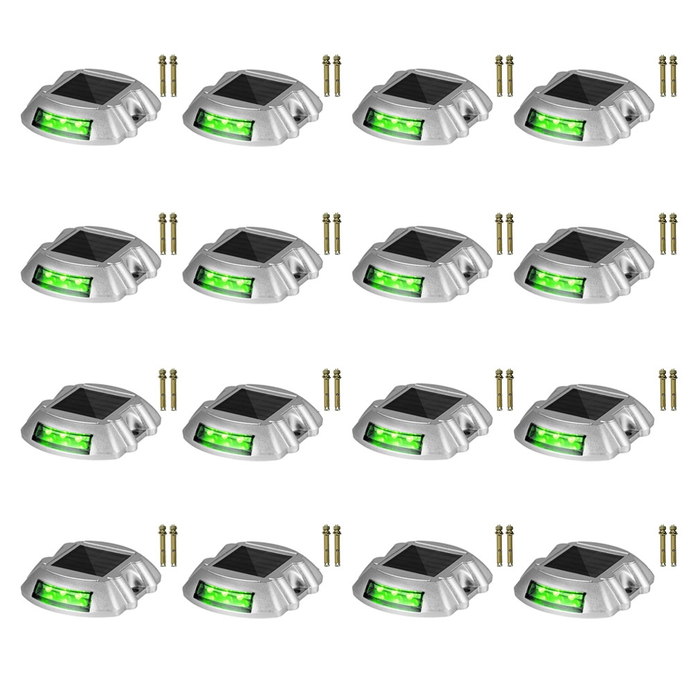 TEMU Driveway Solar Lights - Outdoor Solar Powered Driveway Lights With 6 Bright Led, Ip67 Waterproof Garden Deck Pathway Lights, Long-lasting Solar