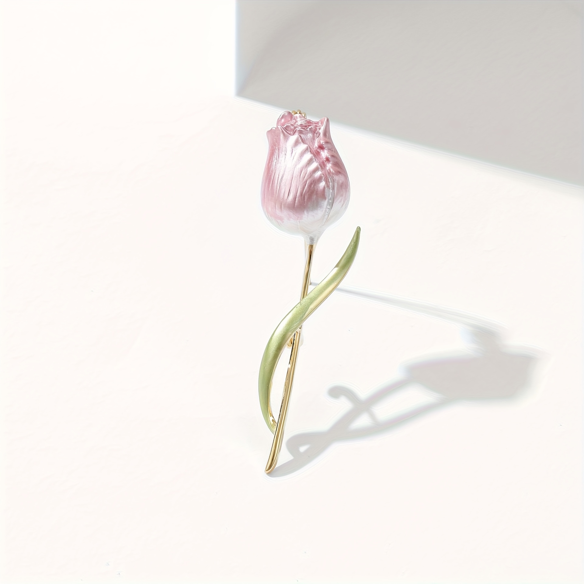 Pins Sweaters Suit Accessories Women High-end Corsage Tulip Brooches Scarf