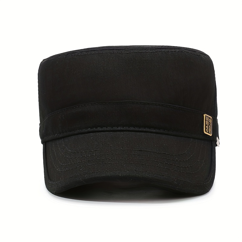 Alternative view of Gorra tipo pico de pato para hombre y mujer, parte superior plana con correa ajustable, trasera de malla…