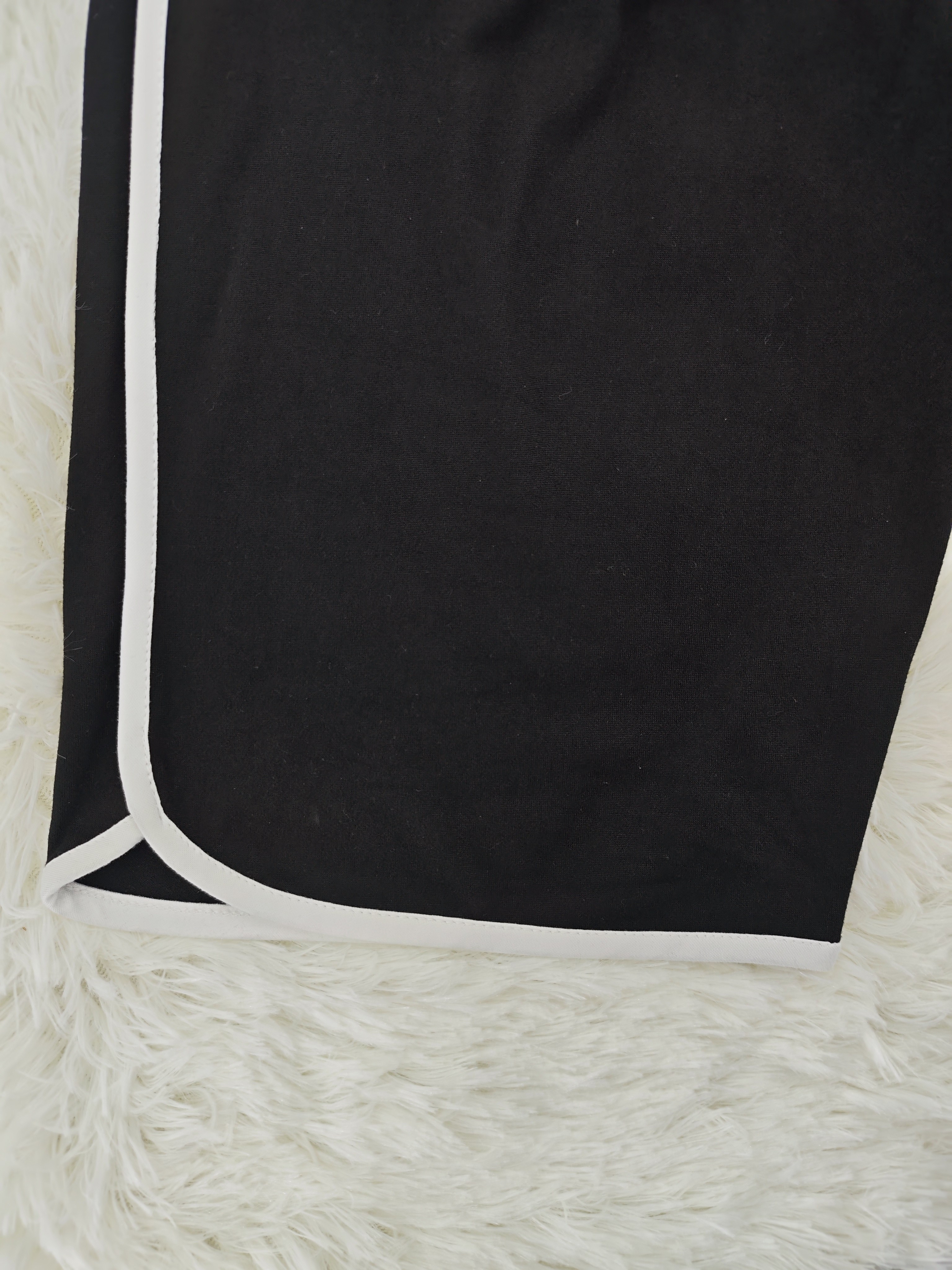Ensemble Détente Grande Taille — Imprimé Cœur Grande Taille - Grande Taille - 1 Ensemble Printemps Été Mode Grande Taille Tenue Femme Manches Courtes Col Rond Imprimé Cœur Ruché Pantalon Capri Ample avec Poches Vêtement Décontracté Streetwear