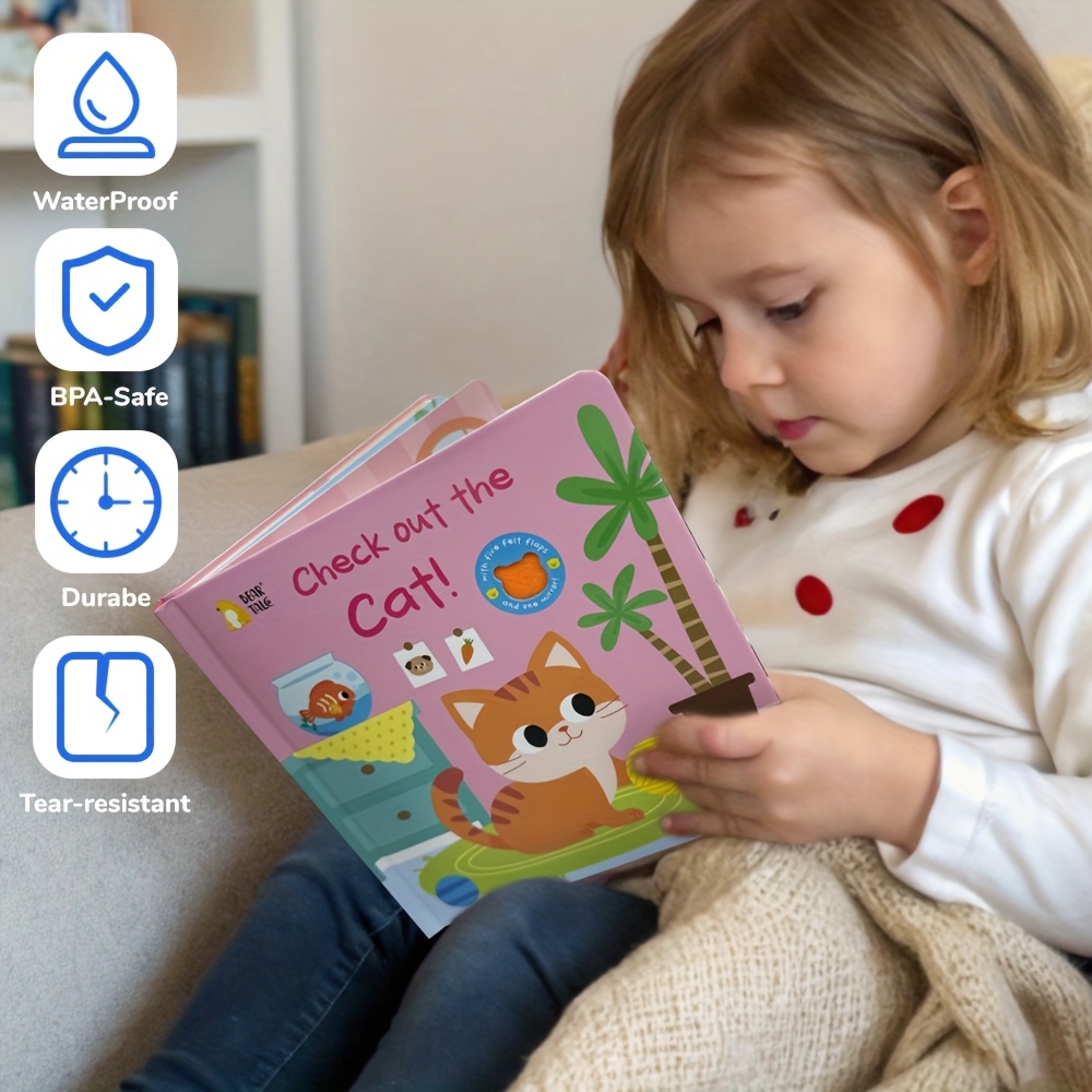 peekaboo interactive pets books Temu United Kingdom