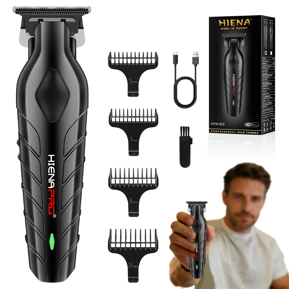 TEMU Lqt Men's Usb Rechargeable Cordless Hair Clipper & Trimmer Suitable For Beards, Precision Grooming Tool With Usb, Portable For Home & Travel,