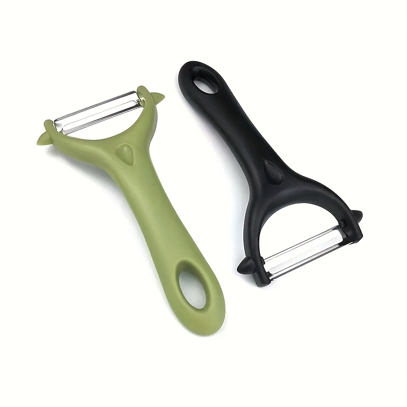 TEMU 2pcs Practical Stainless Steel Paring Knife, Peeler, Kitchen Peeler, Potato Peeler, Household Peeler