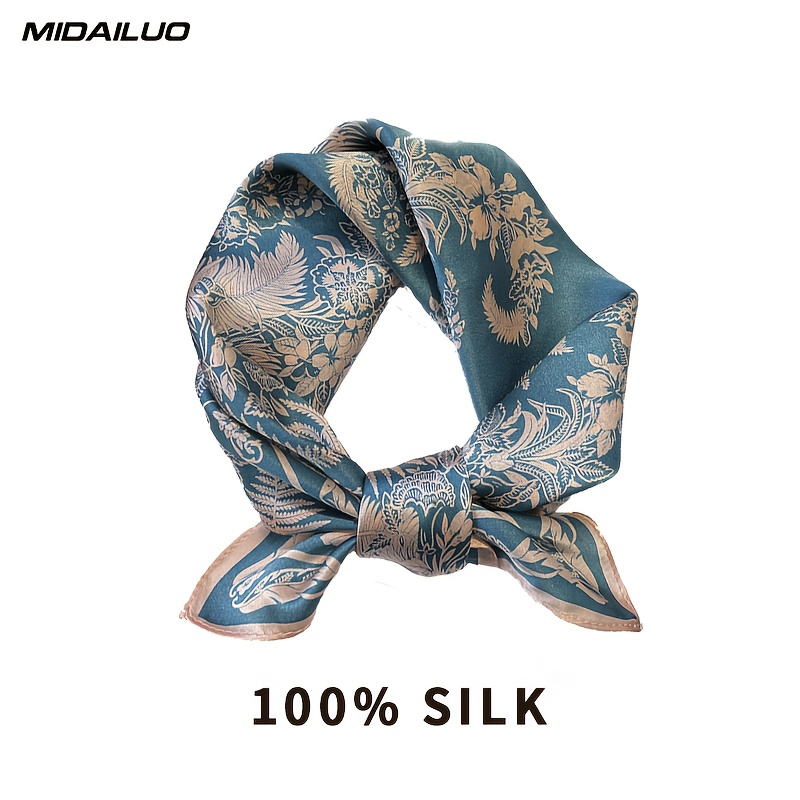 E-shop 100% Maulbeerseiden Tuch 20.87 X 20.87 Zoll Atmungsaktives Quadratisches Tuch Dekoratives Quadratisches Tuch Elegantes Accessoire Nicht dehnbar