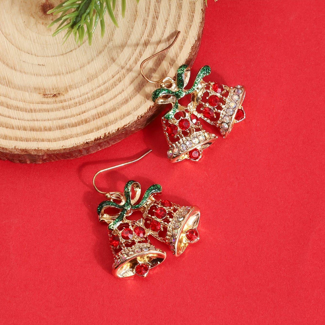 Women's Simple Christmas Bell Earrings