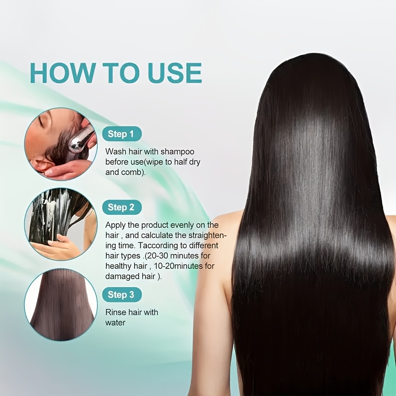 2025 new protein straightening cream with collagen and glycerin gentle formula for all     straightening leave in conditioner perfect gift for mothers day and fathers day Product details 1