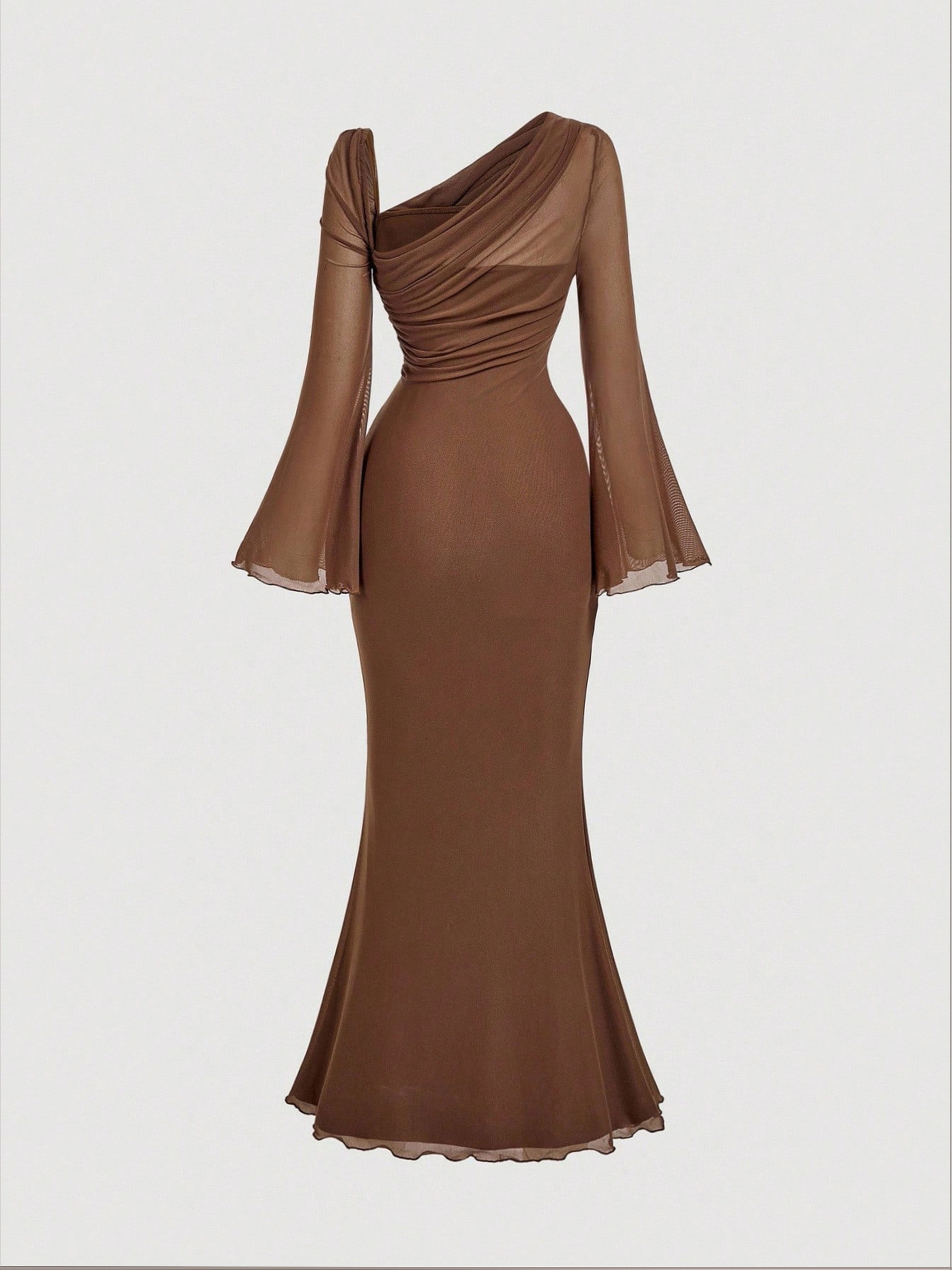 slim fit dress slacks Black Off Shoulder Maxi Dress