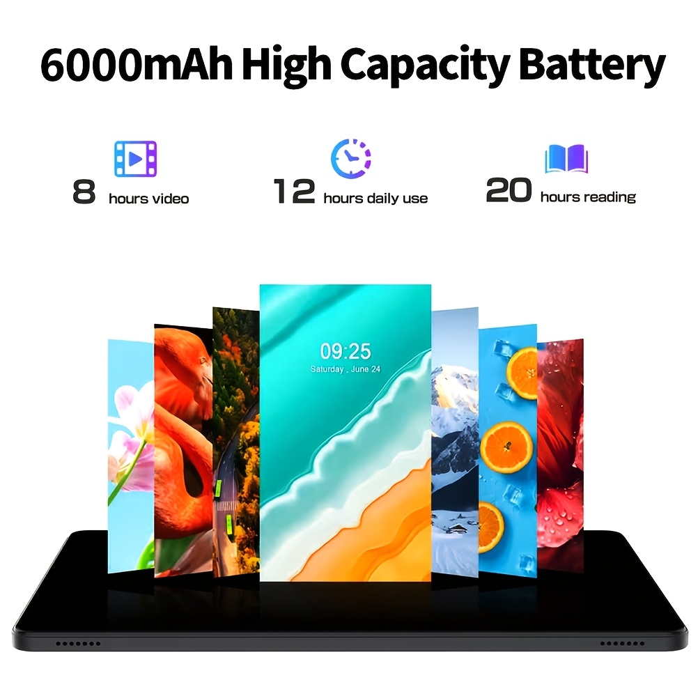 2026 Business Tablet, 2-in-1 Device, 10.1-inch HD Display, Android 15, 8 GB (4+4) RAM, 128 GB Storage, Supports Keyboard And Mouse Connectivity (included), Dual-band Wi-Fi, 6000 MAh Battery, Lightweight And Portable, Ideal For Business Travel And Of