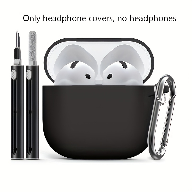 TEMU Набір для чищення підходить для Airpods 4 мякий силіконовий захисний чохол для бездротових навушників Airpods 4 для чоловіків і жінок
