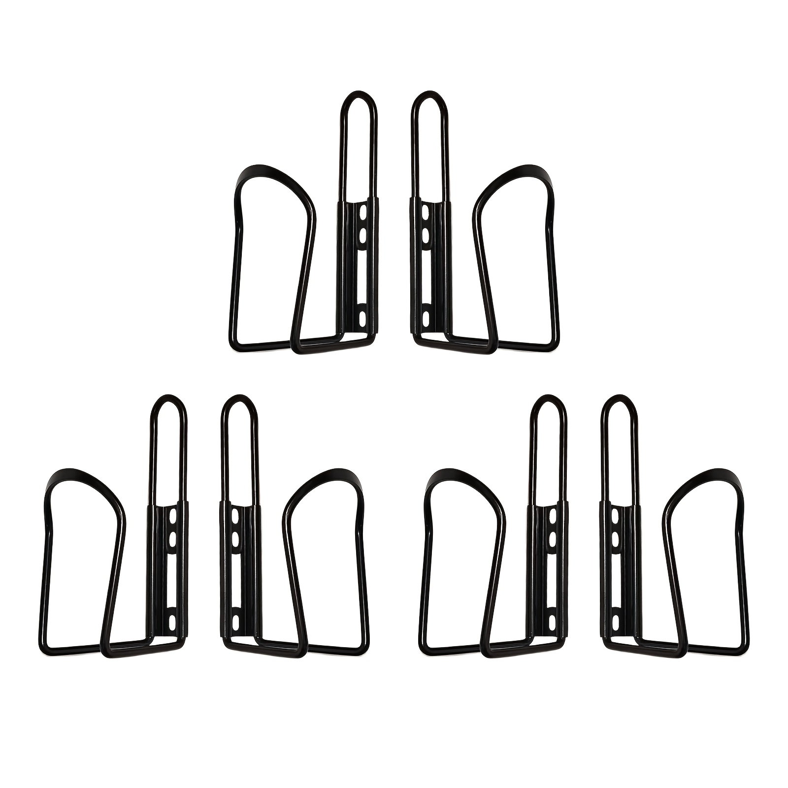 TEMU Paquete de 6 soportes para botellas de agua de bicicleta, ajuste universal, agarre seguro y estable, antideslizante, fácil de , duradero, para