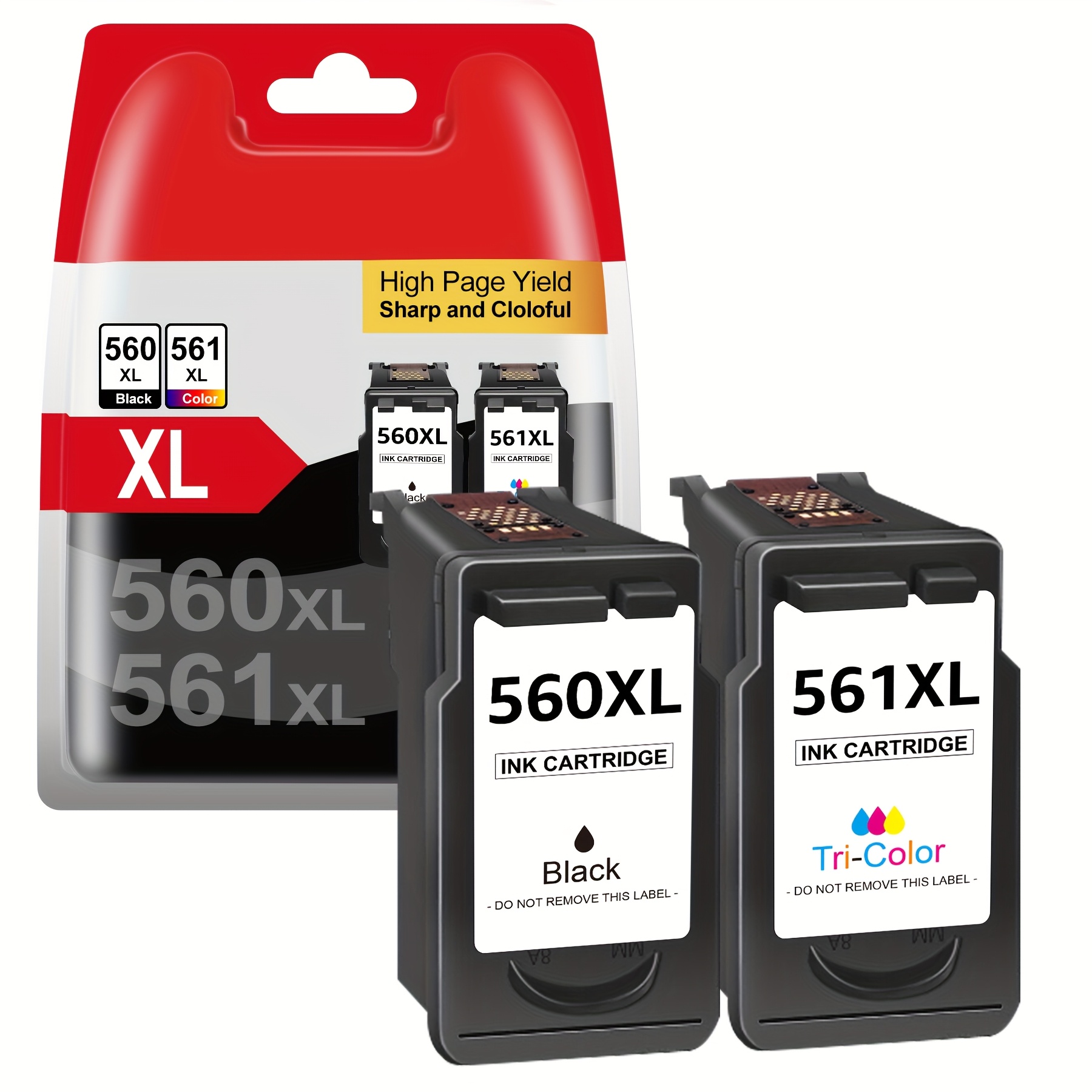 E-shop 560 561 XL Druckerpatronen Multipack für Canon 560XL 561XL PG-560XL CL-561XL PG560XL CL561XL Druckerpatronen für TS5350 TS5351 TS7450 TS7451