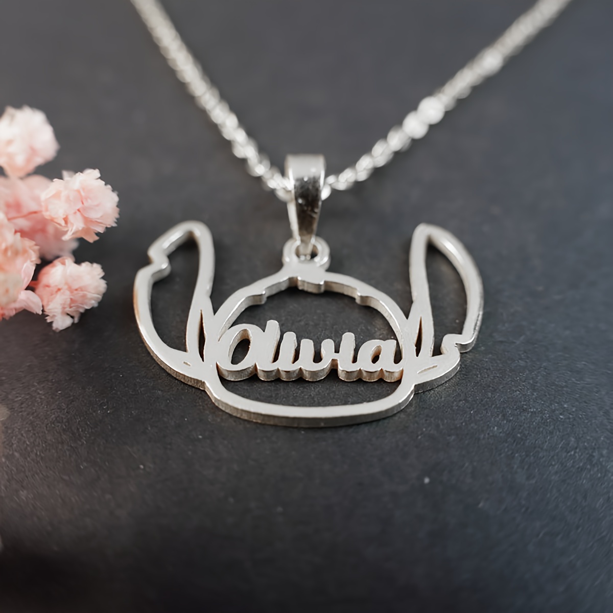 Personalized Cartoon Koala Name Pendant Necklace