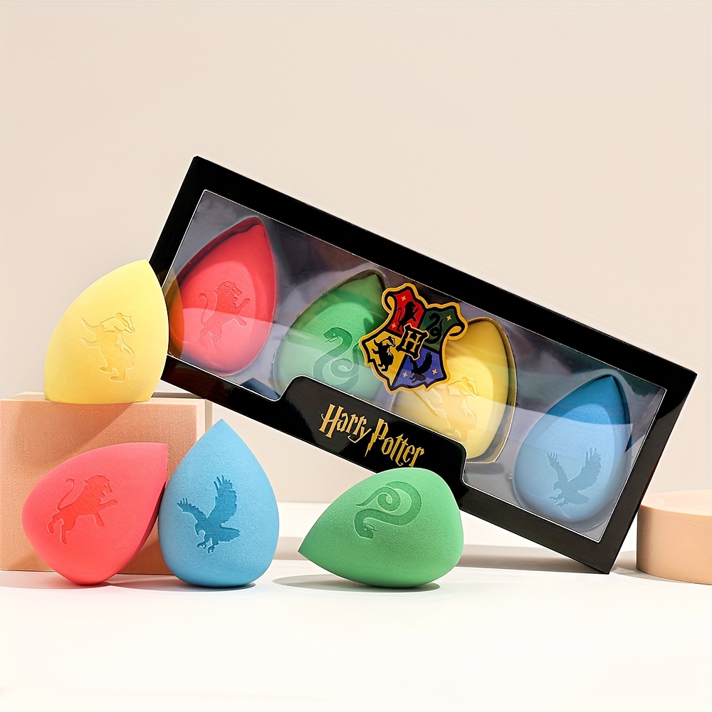 Image of Harry Potter Hogwarts Sponge Micro Low Absorption Soft Latex Free Foundation Beauty Sponges And Blenders For , Stocking Stuffers For Women