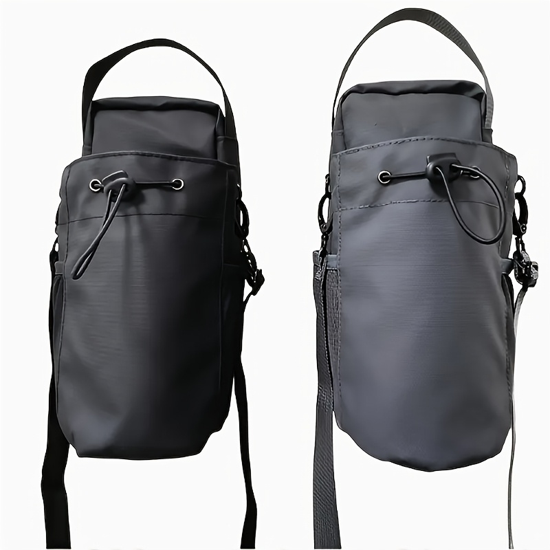 large capacity gym bag with magnetic water bottle holder durable polyester black and grey ideal for fitness enthusiasts gym bag durable fabric gym bag 0