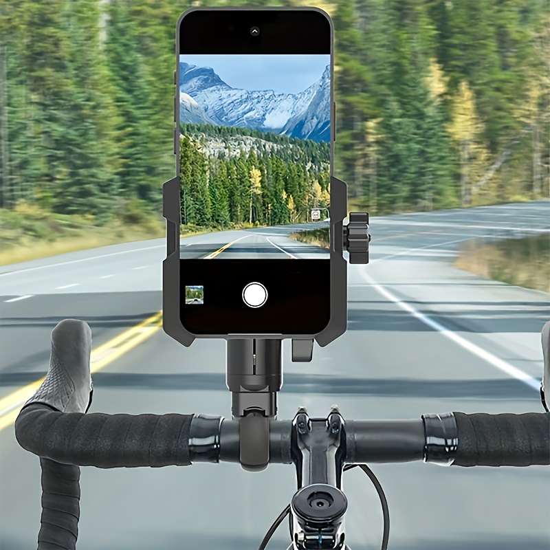 

Universal Bicycle Handlebar Mount: Adjustable And , Suitable For Motorcycles, Bicycles, And Scooters - Compatible With 4.2-7 Inch Smartphones - Made Of Abs Material