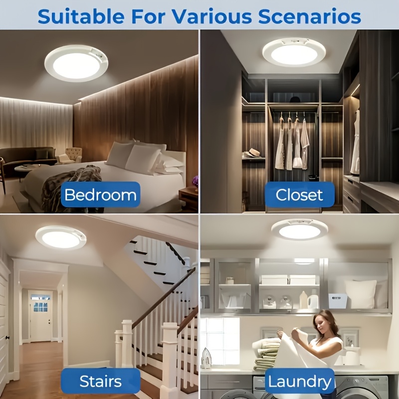 Rechargeable Ceiling Light, Sensor LED Pendant Light