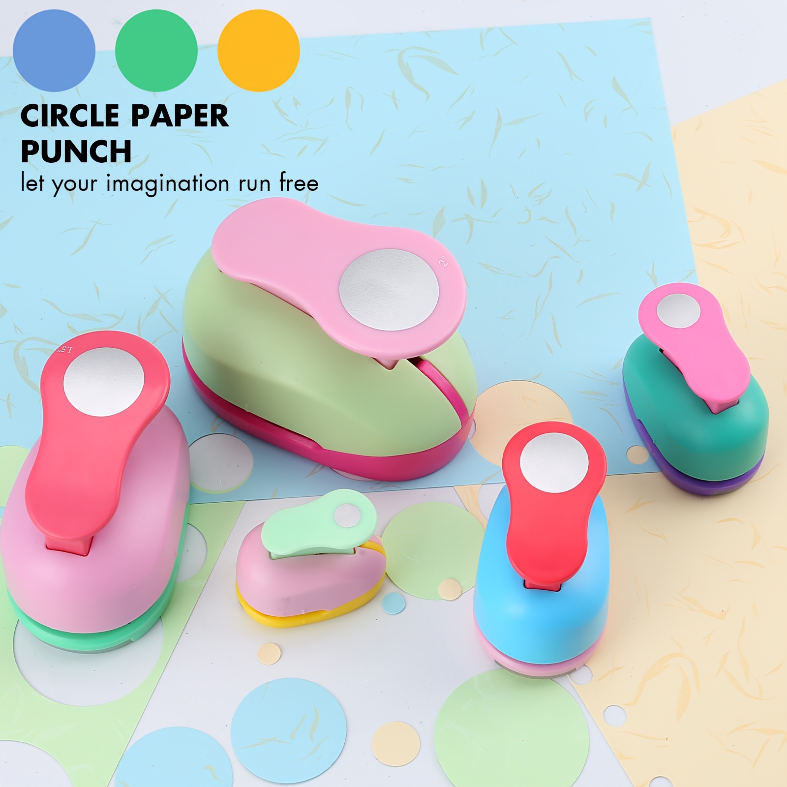 3 Stück Papierstanzer Set – Kirschblüten-Motive, 5,1 Cm, 2,5 Cm, 1,6 Cm, Für Scrapbooking & Basteln