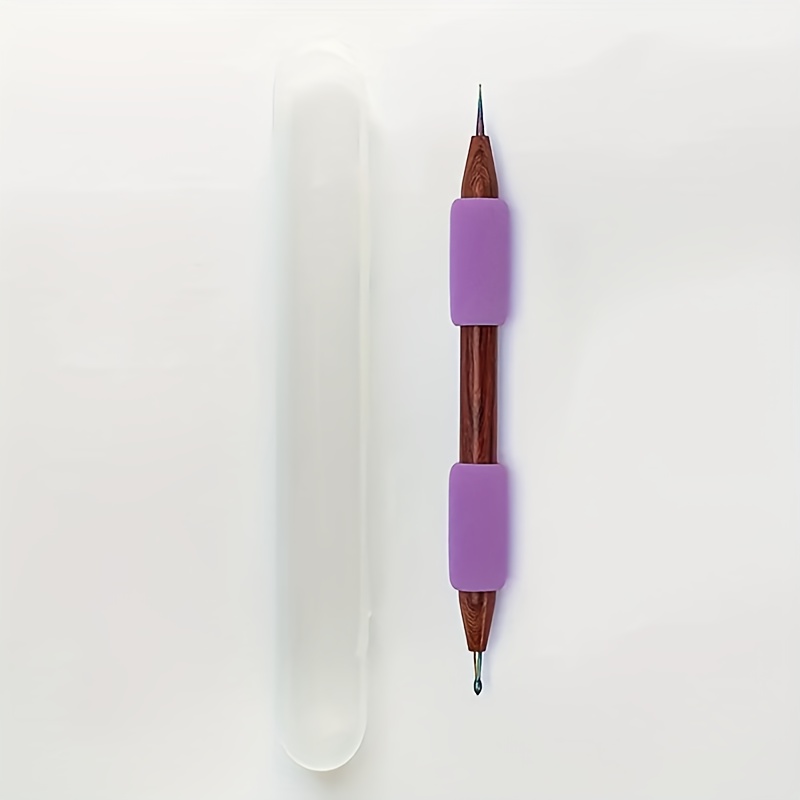 TEMU Versatile Double-ended Diamond Tool For Pottery - Ideal For Carving, Trimming, Sharpening, And Painting - Made From Sturdy, Unpowered Material