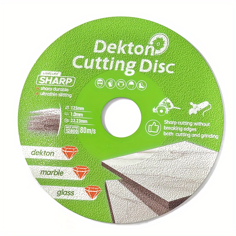 

Diamond Cutting Disc, Sharp Multipurpose Saw Blade For Tile Marble Glass Ceramic, Dual Cutting And Grinding, Ultra-thin Design, No Chainsaw Disc Blade Included