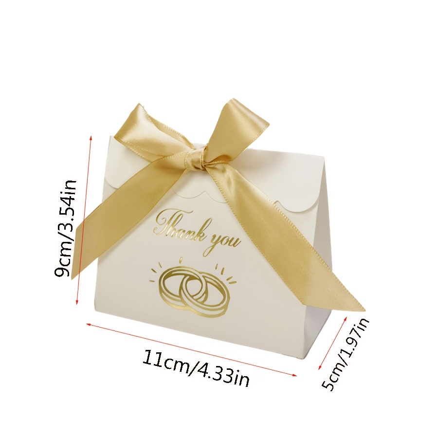 10pcs Creative Mini Thank You Gift Box Packaging