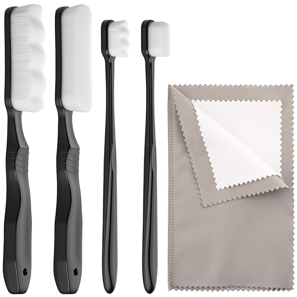TEMU Jewelry Cleaning Kit With Ultra Soft Brushes Polish Cloths Tarnish Removal For Antique Jewelry Sterling Silverware Cutlery & Plateware Safe For