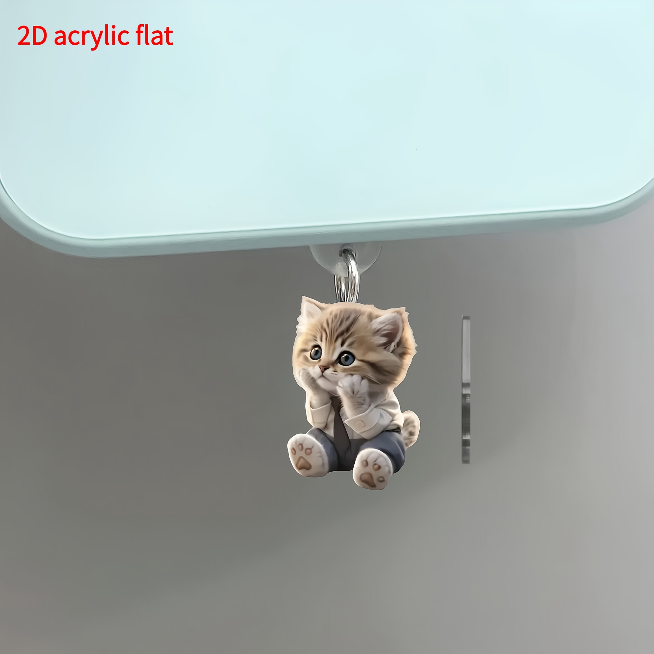 1pc 2d cute cat acrylic mobile phone dust plug suitable type Temu