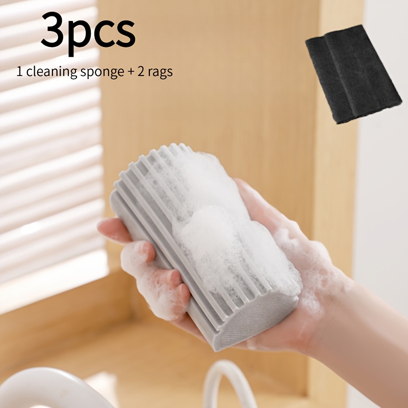 TEMU Éponge de nettoyage magique, éponge de lavage de voiture, éponge de nettoyage de vitres, convient pour le nettoyage humide et le frottement des