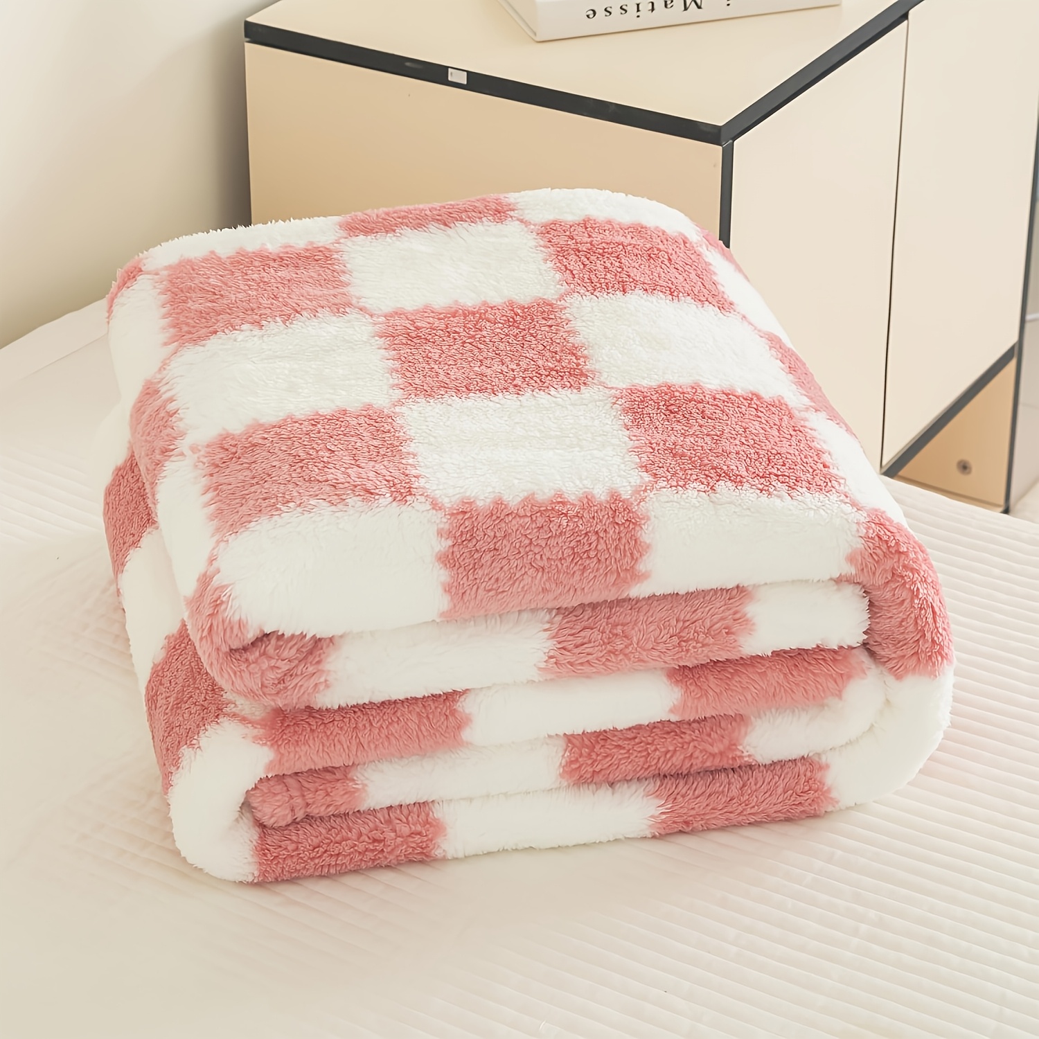 TEMU A Soft And Cozy Flannel Blanket Colorful Patterns, Warm And Thick For Bedroom, Livingroom, Sofa, Office And Camping, Satisfying , Versatile And