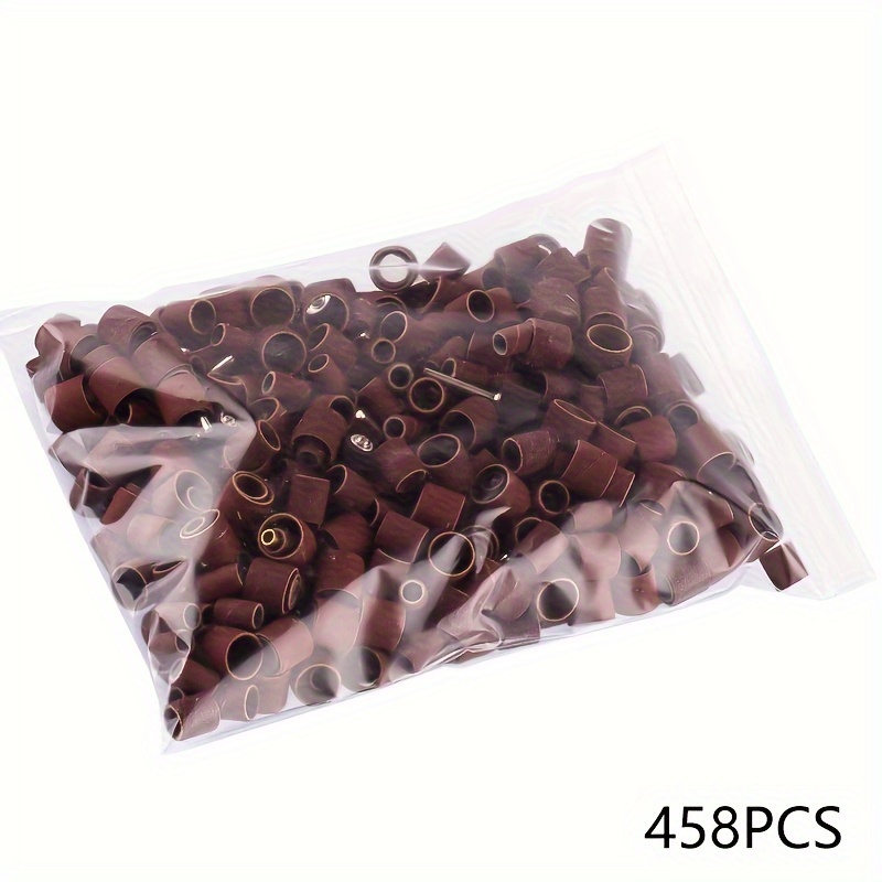 Image of 102pcs/458pcs Sanding Ring Set Sand Barrel Core Shaft Sandpaper Grinder Hanging Grinder Accessories Jewelry Wood Metal Polishing Polishing Tools