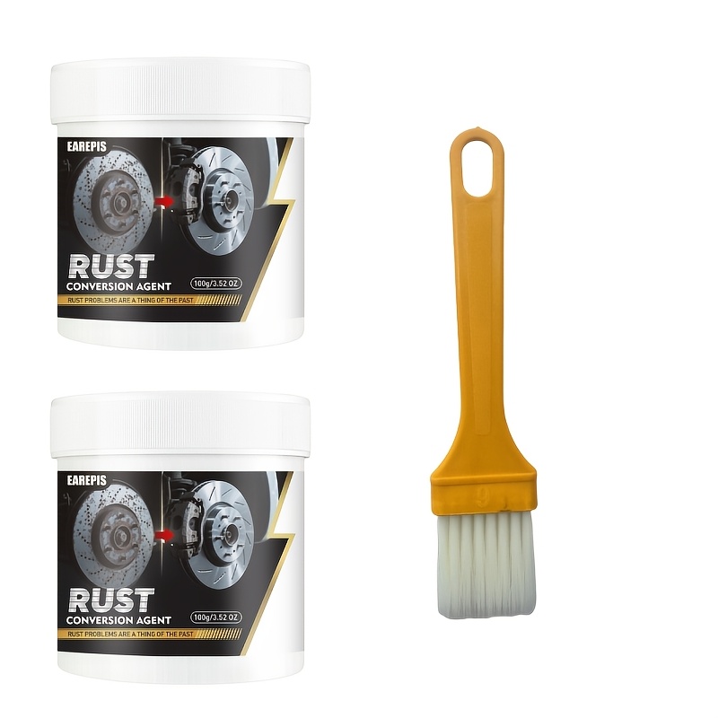 Marine Water-based Anti-rust Paint, With A Brush Set, Rust Into A Strong Protective Layer, Suitable For Boats, Car Chassis, Frames, And Other Areas Prone To Corrosion, Prevents Rust From Spreading.