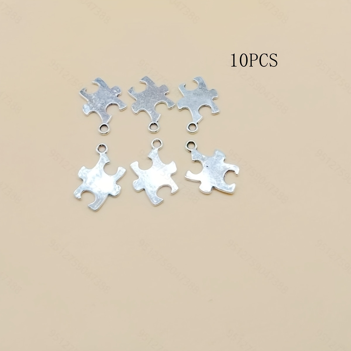 Euro-n Jigsaw Jewelry Accessories Necklace Pendant 10pcs