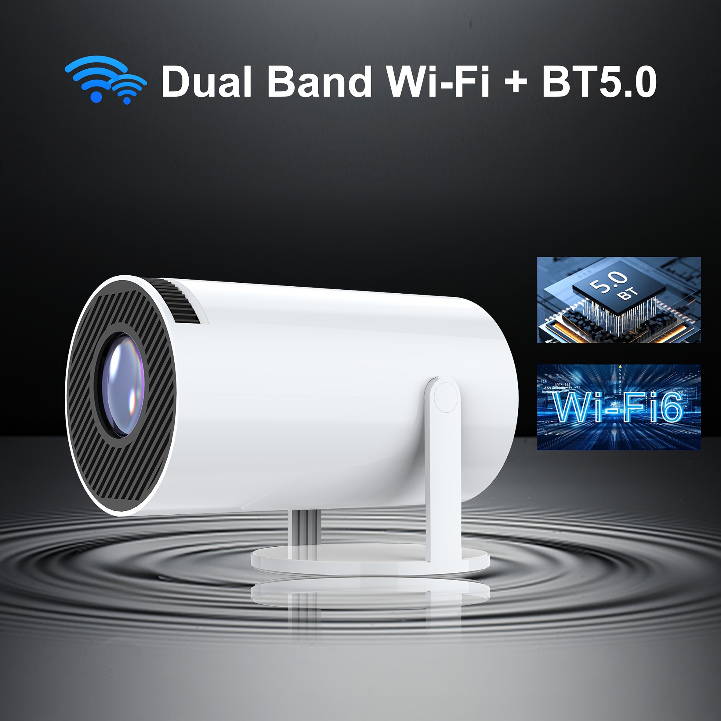 Mini Projector Portable Proyector 4K Support, Full Togo